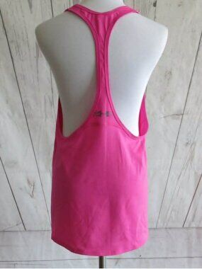 Under Armour Loose Fit Heat Gear Racerback Athleisure Workout Top - Size Medium